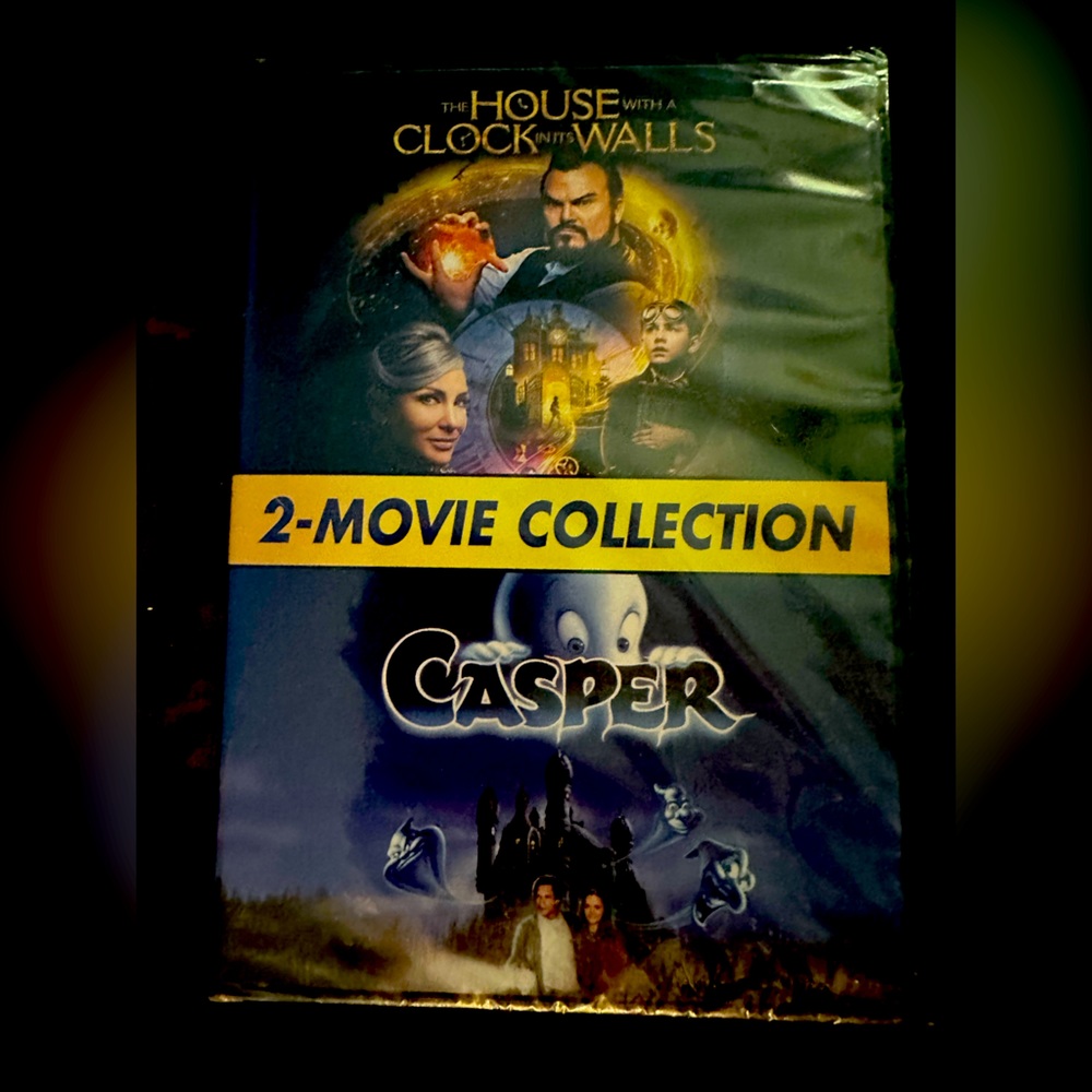 Double feature, DVD House with a clock in its walls, and Casper movies